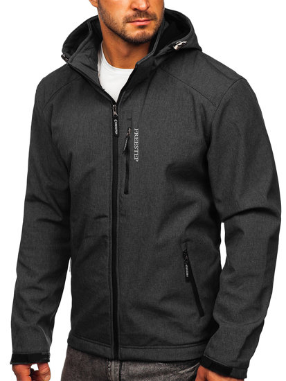 Men's Softshell Jacket Graphite Bolf AB151