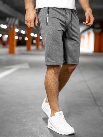 Men's Sweat Shorts Graphite Bolf JX512