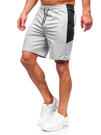 Men's Sweat Shorts Grey Bolf 68026