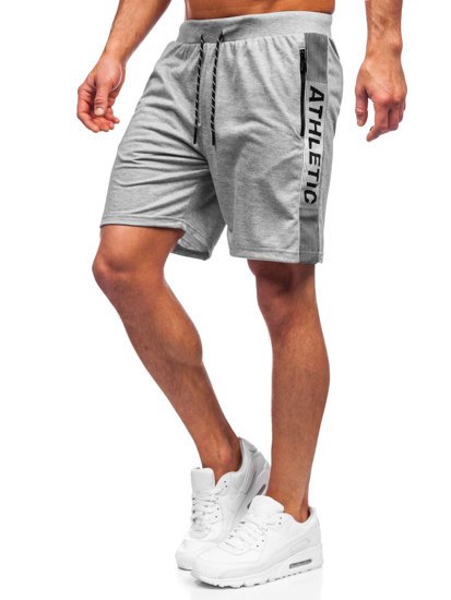 Men's Sweat Shorts Grey Bolf KS2577