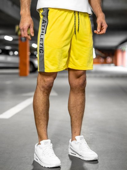 Men's Sweat Shorts Yellow Bolf KS2577
