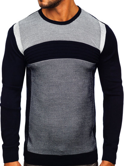 Men's Sweater Navy Blue Bolf 1020