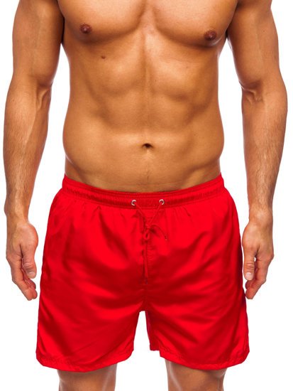 Men's Swimming Shorts Red Bolf YW07002