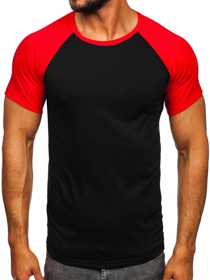 Men's T-shirt Black-Red Bolf 8T82