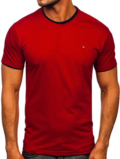 Men's T-shirt Claret Bolf 14316