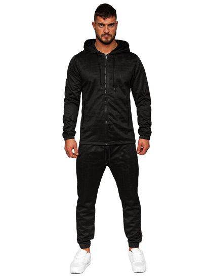 Men's Tracksuit with Hood Black Bolf 3A162