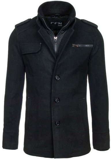 Men's Winter Coat Black Bolf 8856B