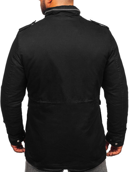 Men's Winter Cotton Jacket Black Bolf 5599