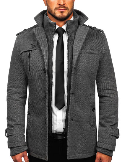Men's Winter Jacket Grey Bolf 88802