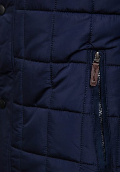 Men's Winter Jacket Navy Blue Bolf 1672