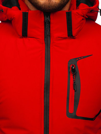 Men's Winter Jacket Red Bolf HKK2025