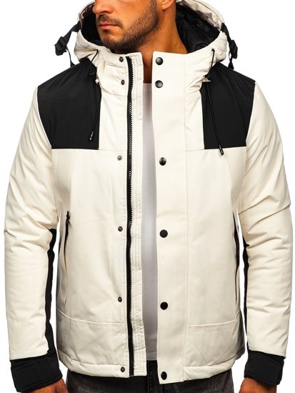 Men's Winter Jacket White Bolf J1905