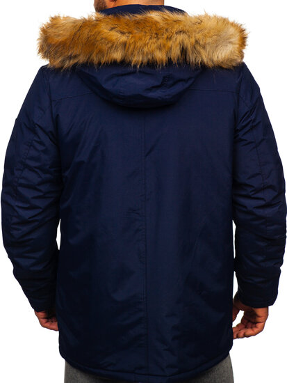 Men's Winter Parka Alaska Jacket Inky Bolf WX032D