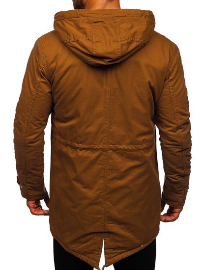 Men's Winter Parka Jacket Camel Bolf EX838