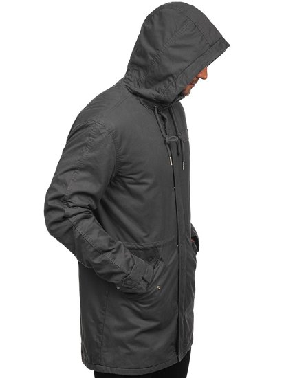 Men's Winter Parka Jacket Graphite Bolf EX838