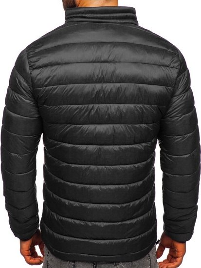 Men's Winter Quilted Jacket Black Bolf 1119