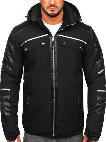 Men's Winter Softshell Jacket Black Bolf K33