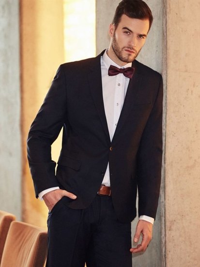 Outfit No. 392 - Bow Tie, Suit, Elegant Shirt 