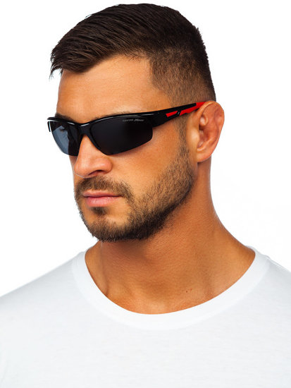 Sunglasses Black-Red Bolf MIAMI10