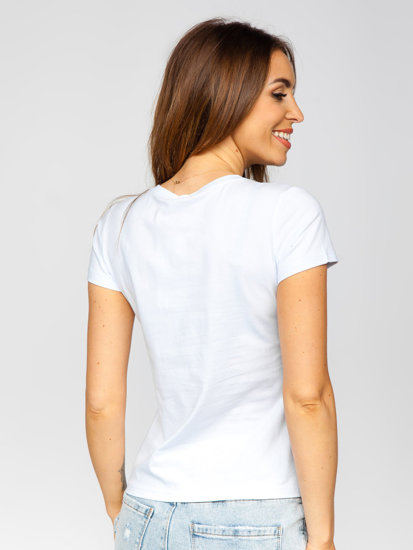 Women's Basic T-shirt White Bolf DT114