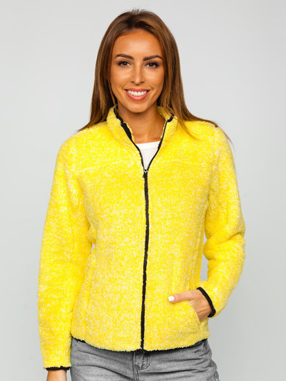 Women's Fleece Hoodie Yellow Bolf HH009