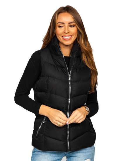 Women's Quilted Gilet Black Bolf 5M719