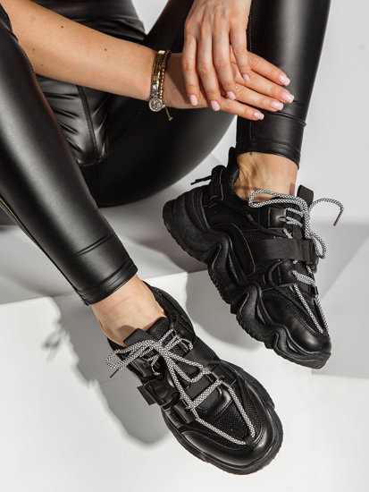 Women's Sneakers Black Bolf LL616