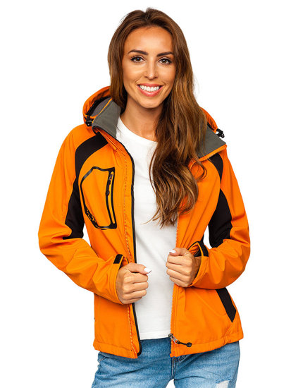 Women's Transitional Softshell Jacket Orange Bolf 9055