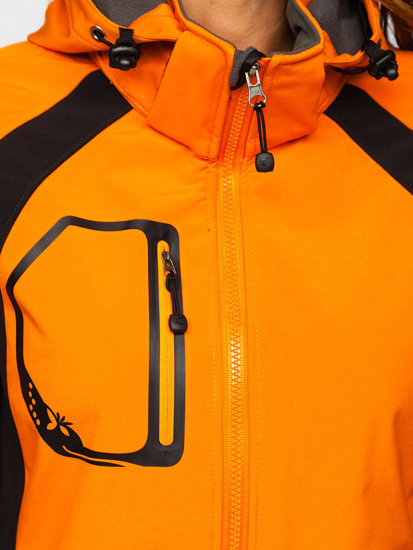 Women's Transitional Softshell Jacket Orange Bolf 9055