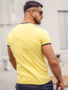 Men's Basic T-shirt Yellow Bolf 8T83A