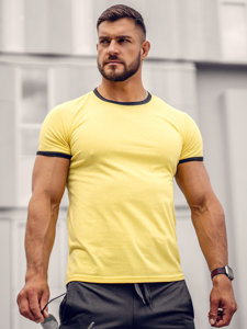 Men's Basic T-shirt Yellow Bolf 8T83A