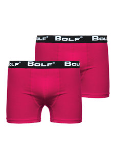 Men's Boxer Shorts Pink Bolf 0953-2P 2 PACK