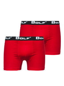 Men's Boxer Shorts Red Bolf 0953-2P 2 PACK