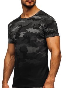 Men's Camo T-shirt Graphite Bolf S808