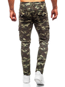 Men's Cargo Jeans Regular Fit Khaki Bolf KA807-32
