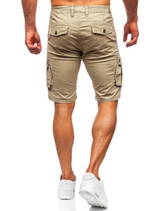 Men's Cargo Shorts Beige Bolf 3057