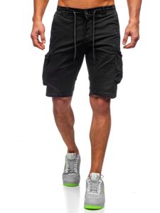 Men's Cargo Shorts Black Bolf 5011