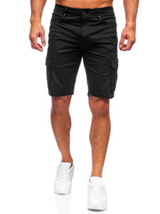 Men's Cargo Shorts Black Bolf YF2219