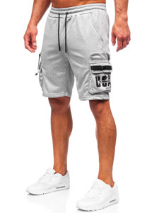 Men's Cargo Shorts Grey Bolf HS7181