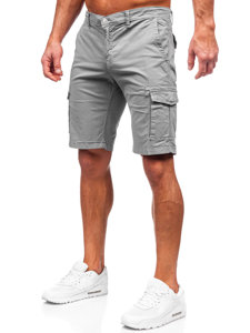 Men's Cargo Shorts Grey Bolf J705