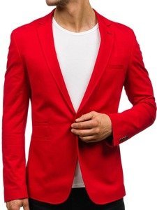 Men's Casual Blazer Red Bolf P002