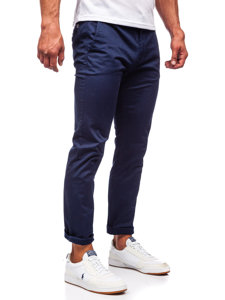 Men's Chino Pants Navy Blue Bolf KA6807-11