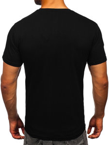 Men's Cotton Printed T-shirt Black Bolf CMR18