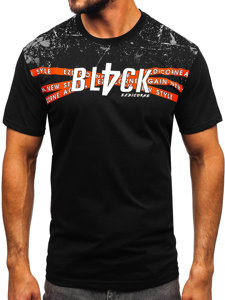 Men's Cotton T-shirt Black Bolf 14722