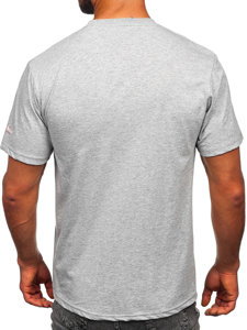 Men's Cotton T-shirt Grey Bolf 14731