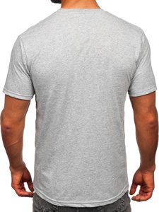 Men's Cotton T-shirt Grey Bolf 14752