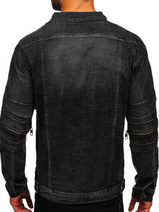 Men's Denim Jacket Black Bolf MJ508N