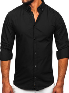 Men’s Elegant Long Sleeve Shirt Black Bolf 5821-1