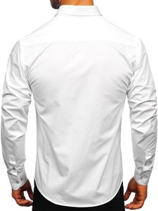 Men's Elegant Long Sleeve Shirt White Bolf 6944
