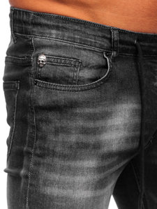 Men's Jeans Regular Fit Black Bolf MP021N